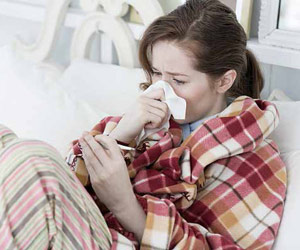 Influenza: naso chiuso tosse e mal di gola